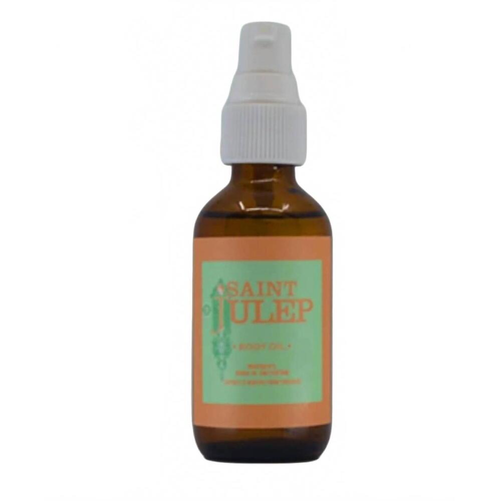 NEW IMAGINARY AUTHORS women's saint julep hydrating body oil in green